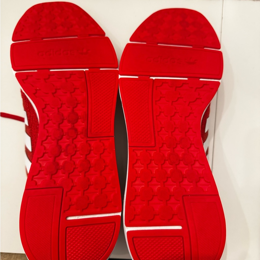 Adidas Red Knit Running Sneakers | Lightweight Trainer | Men’s - Picture 7 of 8